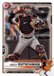 2021 Bowman Draft Base Set Adley Rutschman #BD-31 card