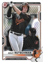 2021 Bowman Prospects Adley Rutschman #BP-121 card