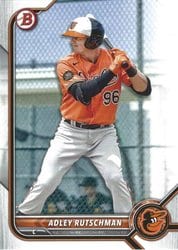 2022 Bowman Prospects Adley Rutschman #BP-29 card