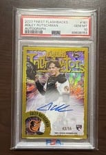 2023 Finest Flashbacks Autographs Adley Rutschman #161 card