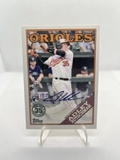 2023 Topps 1988 Topps Baseball Autographs (Series 1) Adley Rutschman #88BA-ARU card
