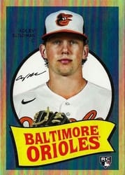 2023 Topps Archives 1969 Team History Foil Adley Rutschman #69T-7 card