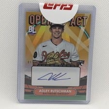 2023 Topps Big League Opening Act Autographs Adley Rutschman #OAA-AR card