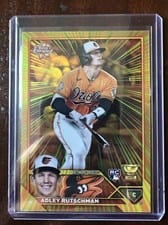 2023 Topps Chrome Radiating Rookies Adley Rutschman #RR-1 card