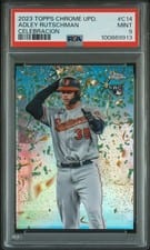 2023 Topps Chrome Update Celebracion Adley Rutschman #C-14 card