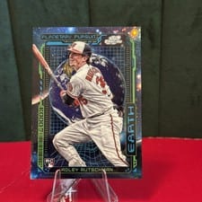 2023 Topps Cosmic Chrome Planetary Pursuit Earth Adley Rutschman #PPE-1 card