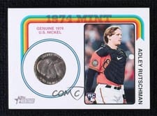 2023 Topps Heritage 1974 Mint Nickel Adley Rutschman #74MR-AR card