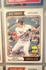 2023 Topps Heritage Adley Rutschman Nickname Variation #7 card