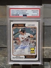 2023 Topps Heritage Real One Autographs Adley Rutschman #ROA-ARN card