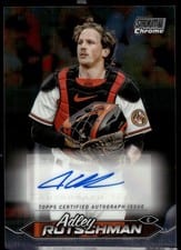 2024 Stadium Club Chrome Autographs Adley Rutschman #SCCA-ARU card