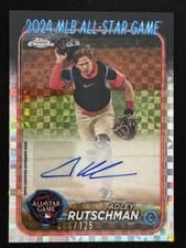2024 Topps Chrome Update 2024 All-Star Game Autographs Adley Rutschman #ASGCA-AR card