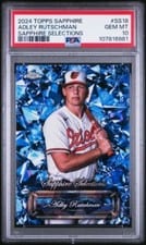 2024 Topps Chrome Update Sapphire Edition Selections Adley Rutschman #SS-18 card