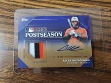 2024 Topps Postseason Performance Autograph Relic Adley Rutschman #PPAR-AR card