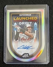 2025 Topps Cosmic Chrome Launched Into Orbit Autographs Adley Rutschman #LIOA-AR card