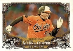 2024 Topps Allen & Ginter In Action Variations Adley Rutschman (Baltimore Orioles) #IA-19 card