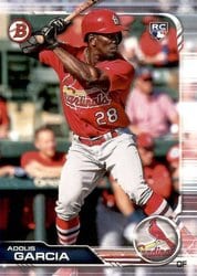 2019 Bowman Base Set Adolis Garcia #84 card