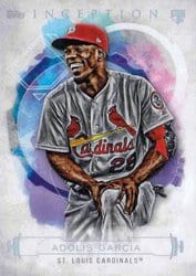 2019 Topps Inception Base Set Adolis Garcia #63 card