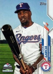 2020 Topps Update Base Set Adolis Garcia #U-166 card