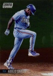 2021 Stadium Club Chrome Base Set Adolis Garcia #372 card