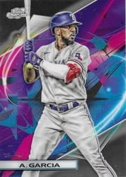 2022 Topps Cosmic Chrome Base Set Adolis Garcia #121 card