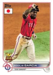 2022 Topps Japan Edition Base Set Adolis Garcia #24 card