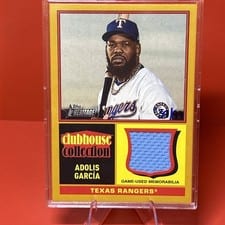 2024 Topps Heritage Clubhouse Collection Relic Adolis García #CCR-AGA card