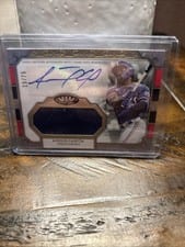 2024 Topps Tier One Autographed Jumbo Relics Adolis García #AT1JR-AGA card