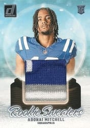 2024 Donruss Rookie Holiday Sweater Adonai Mitchell #RHS-AMI card