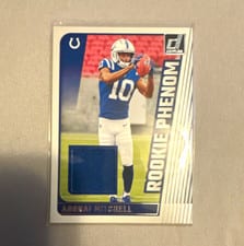 2024 Donruss Rookie Phenom Jerseys Adonai Mitchell #RPJ-AMI card