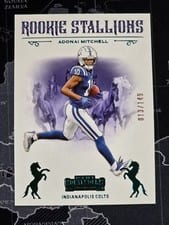 2024 Panini Contenders Rookie Stallions Adonai Mitchell #17 card