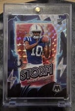 2024 Panini Mosaic Storm Mosaic Adonai Mitchell #7 card
