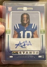 2024 Panini Photogenic Rookie Instants Signatures Adonai Mitchell #RIS-AMI card