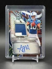 2024 Panini Spectra Rookie Patch Autographs Adonai Mitchell #208 card
