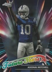 2024 Topps Chrome Future Stars Adonai Mitchell #FS-25 card