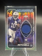2024 Topps Chrome Topps Chrome Rookie Relics Adonai Mitchell #CRR-AM card