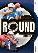 2024 Panini Contenders Round Numbers Adonai Mitchell / Ja'Lynn Polk #10 card