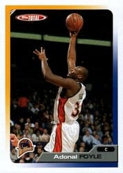 2005-06 Topps Total Base Set Adonal Foyle #93 card