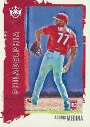 2021 Panini Diamond Kings Base Set Adonis Medina #57 card