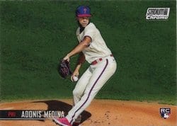 2021 Stadium Club Chrome Base Set Adonis Medina #81 card