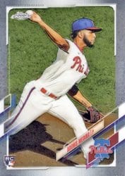 2021 Topps Chrome Base Set Adonis Medina #120 card