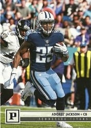 2018 Panini Base Set Adoree' Jackson #287 card