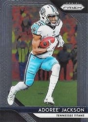 2018 Panini Prizm Base Set Adoree' Jackson #12 card