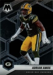 2021 Panini Mosaic Base Set Adrian Amos #84 card
