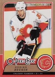 2008-09 O-Pee-Chee Base Set Adrian Aucoin #255 card
