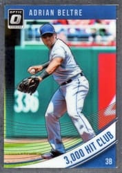 2018 Donruss Optic Base Set Adrian Beltre #148b card