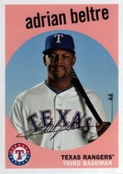 2018 Topps Archives Base Set Adrian Beltre #39 card