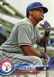 2018 Topps Base Set Adrian Beltre #254 card