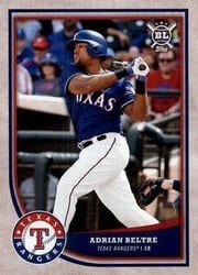2018 Topps Big League Base Set Adrian Beltre #230 card