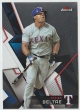 2018 Topps Finest Adrian Beltre Refractor #51 card