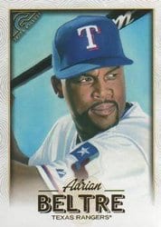 2018 Topps Gallery Base Set Adrian Beltre #69 card